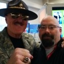 Sgt Slaughter and I at the Roku Lounge