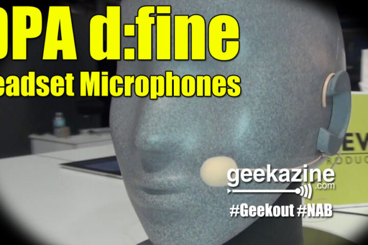 DPA d:fine headset microphones