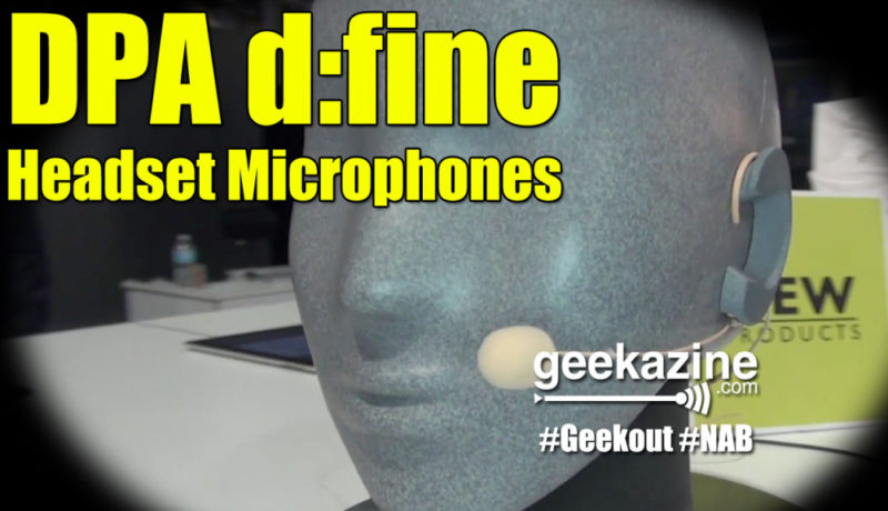 DPA d:fine headset microphones