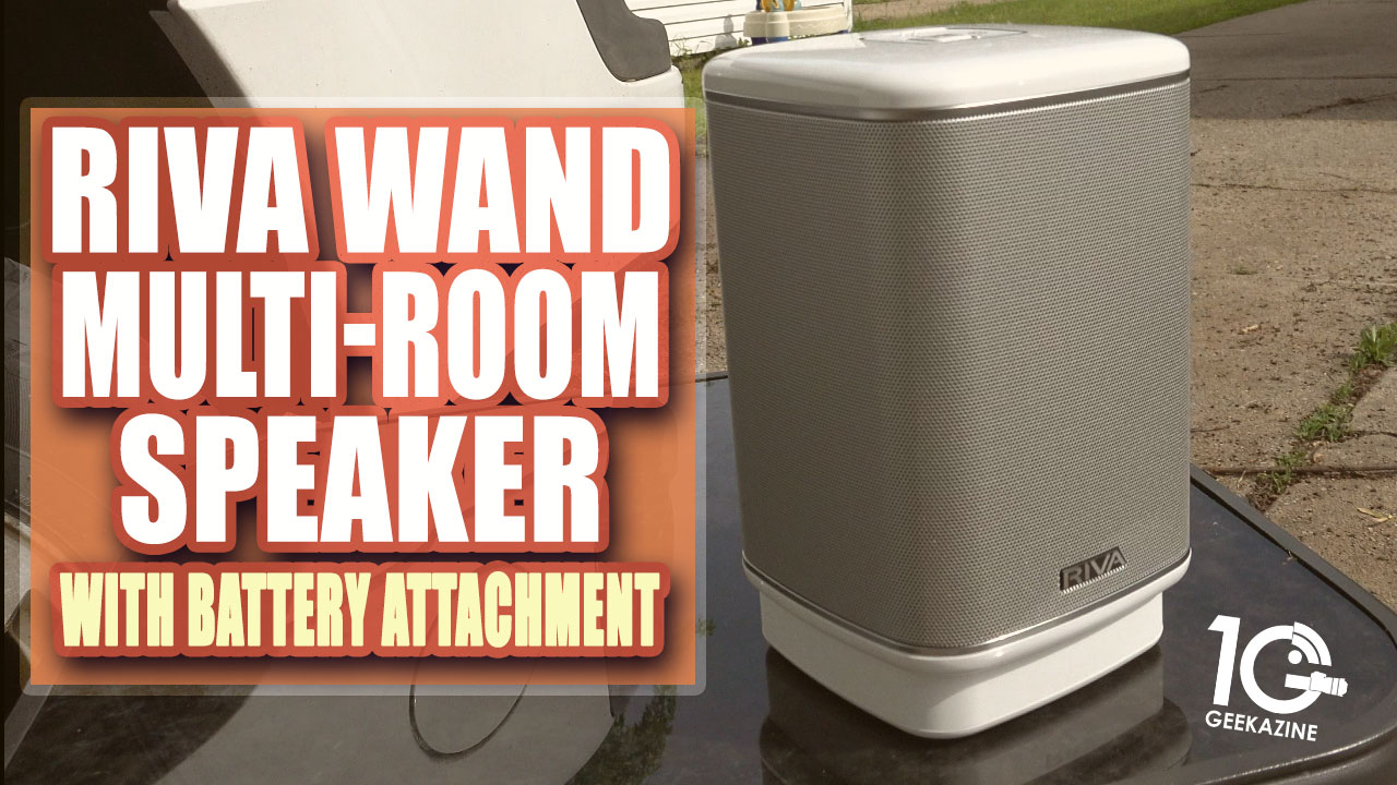invoer daarna Staren Riva Wand Multi Room Speaker with Battery Attachment : Geekazine.com