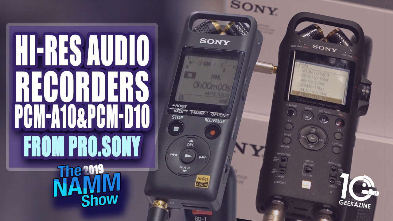 Sony Hi-Res Recorders PCM-A10 and PCM-D10 : Geekazine.com