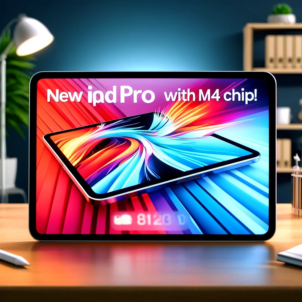 AI Render of iPad Pro with M4 YouTube Thumbnail