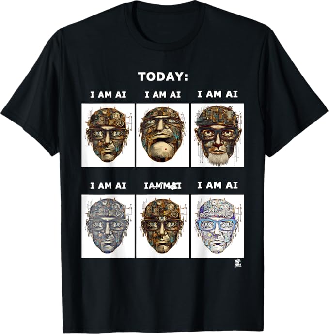 Geekazine merch - I AM AI